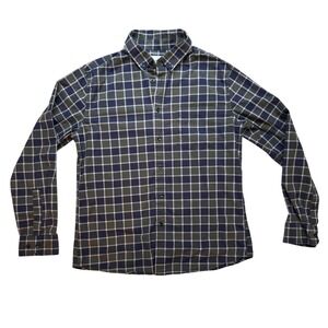 Goodfellow Co Plaid Button Down Shirt Men Large Slim Fit Long Sleeve Casual